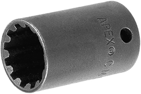 Square Drive Sockets For Spline Fasteners