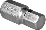 Apex 3/8'' Socket Head (Hex-Allen) Bits With Square Drive Adapters, SAE