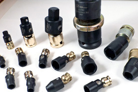 Square Drive Swivel Sockets, Universal Adaptors