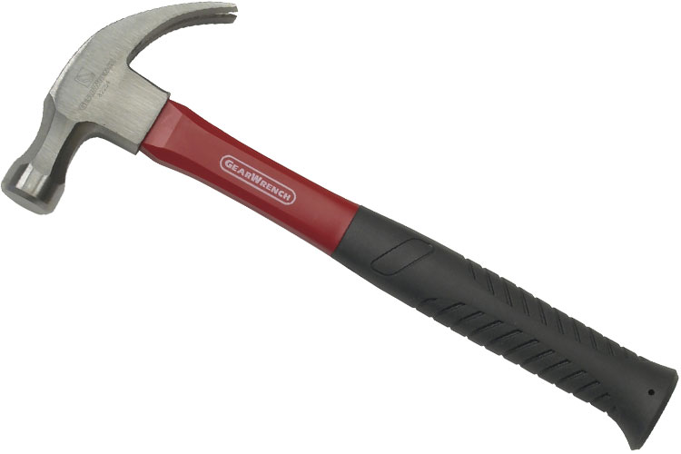 GearWrench 82254 Fiberglass Curved Claw Hammer