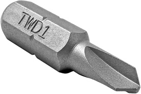 1/4'' Tri-Wing Power Drive Bits