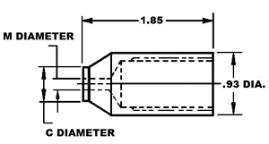 Anvil, Standard Length Driving Tool Anvil, Standard Length Driving Tool