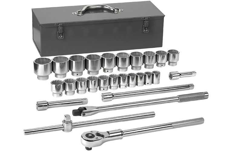 GearWrench 80313 1//4-Inch Drive 12 Point Standard SAE Socket Set 26-Piece